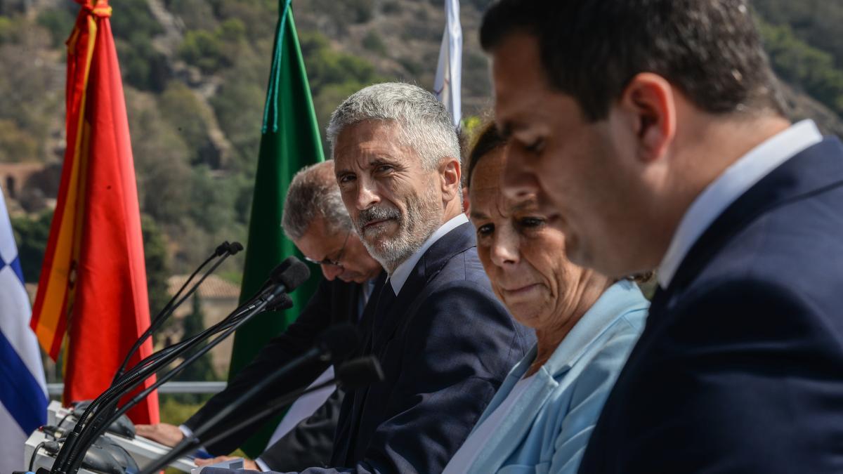 Marlaska se reúne en Málaga con otros ministros de países mediterráneos para hablar de inmigración