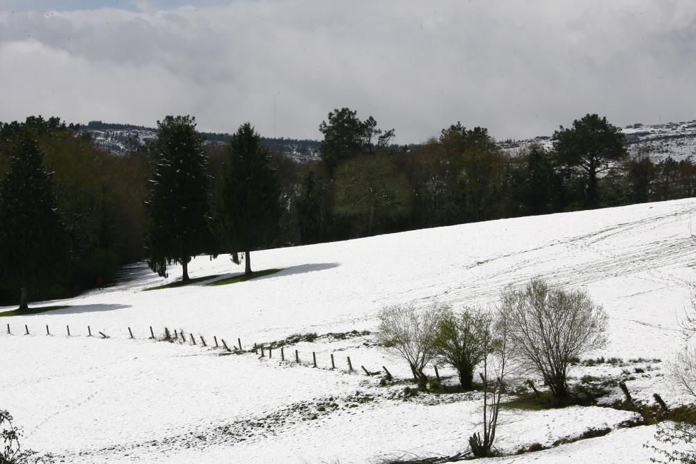 Temporal de nieve en Galicia