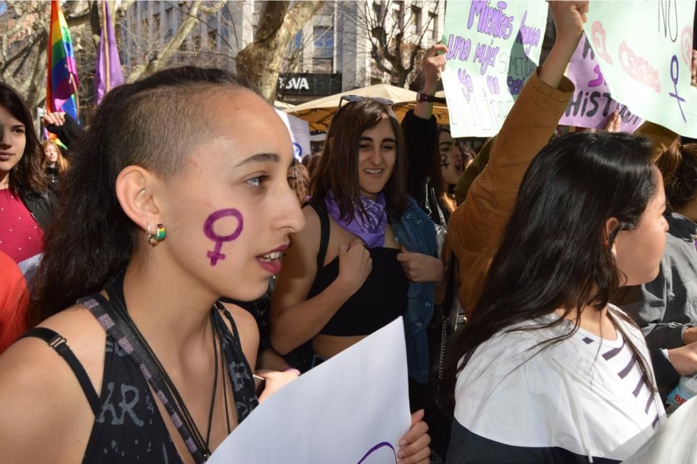 Passacarrers del 8-M a Manresa