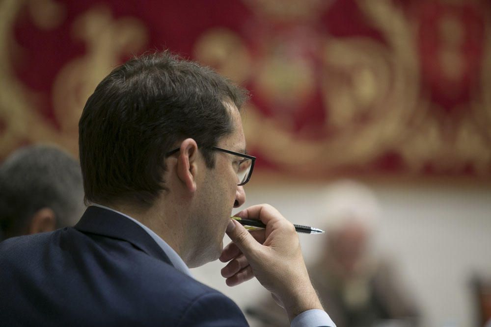 Comisión de presupuestos en el Parlamento canario