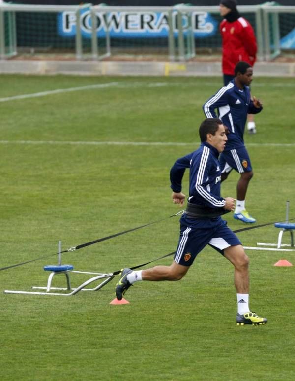 Entrenamiento del miércoles del Real Zaragoza