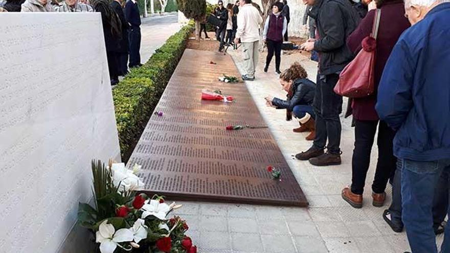 Homenaje a las víctimas de Palma identificadas en la fosa de Porreres