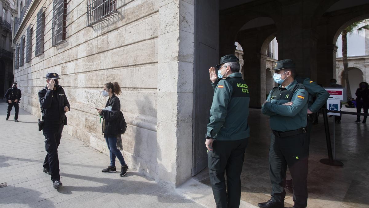 Entrada de la Delegación del Gobierno de València.