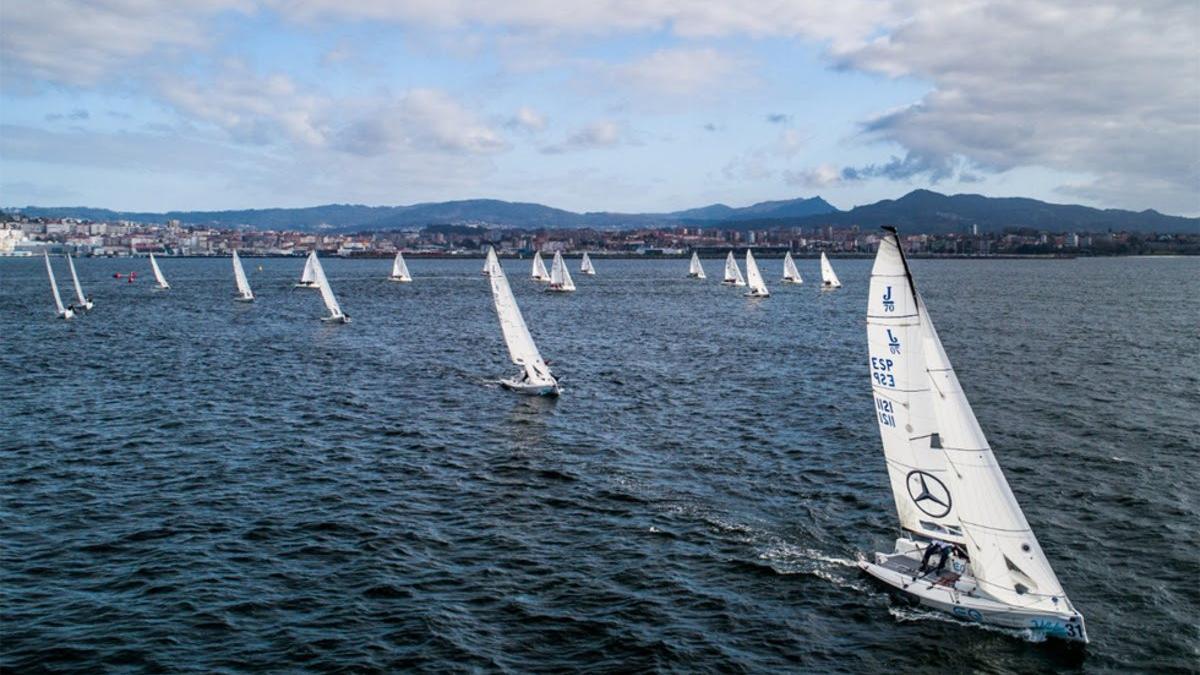 Primer podio del Mercedes-Benz Sailing Team en Vigo