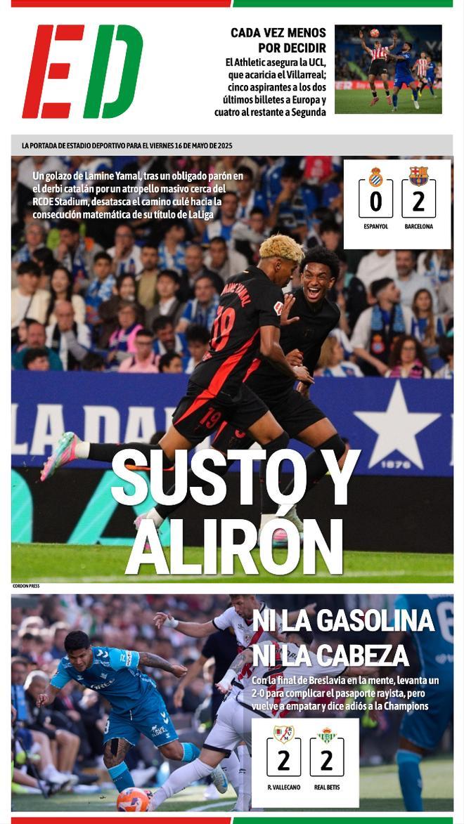 Las portadas de la prensa deportiva de hoy
