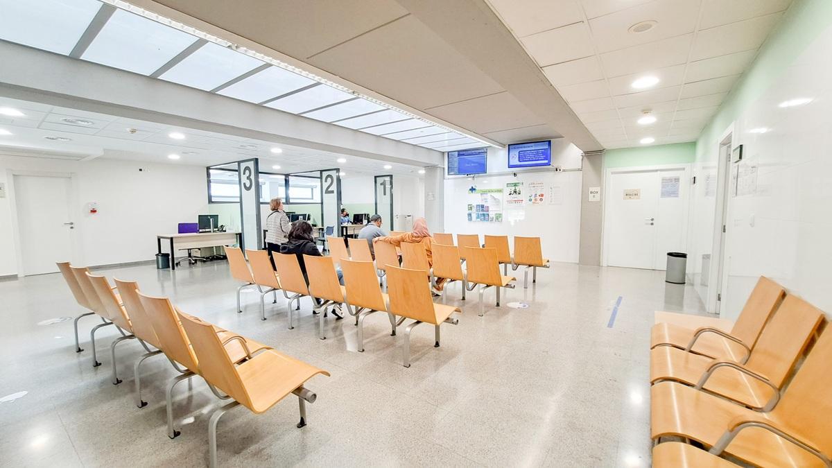 La sala d'espera d'un centre mèdic