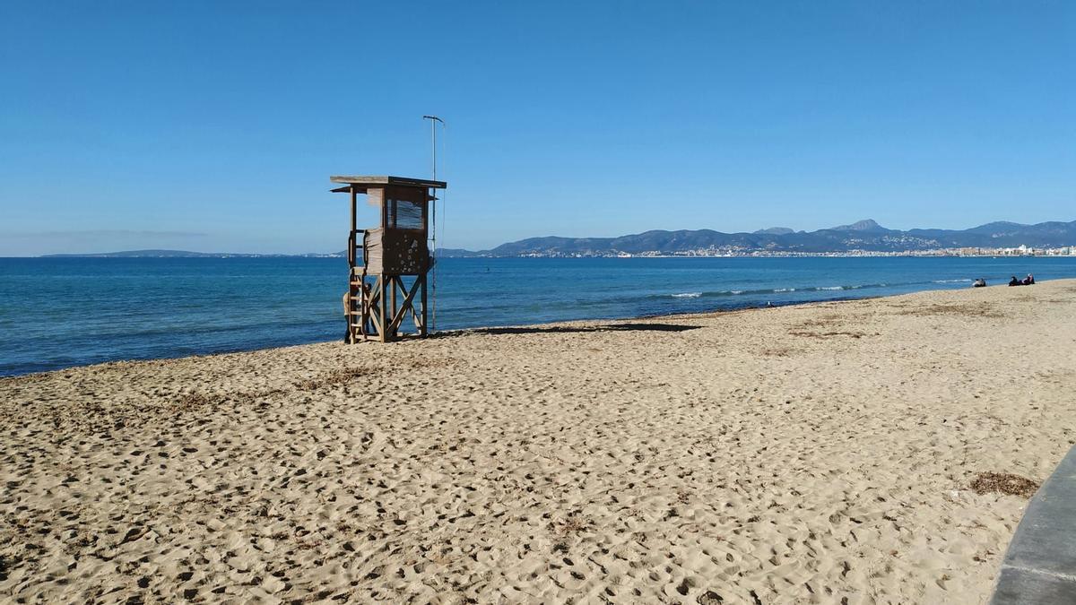 Winter an der Playa de Palma.