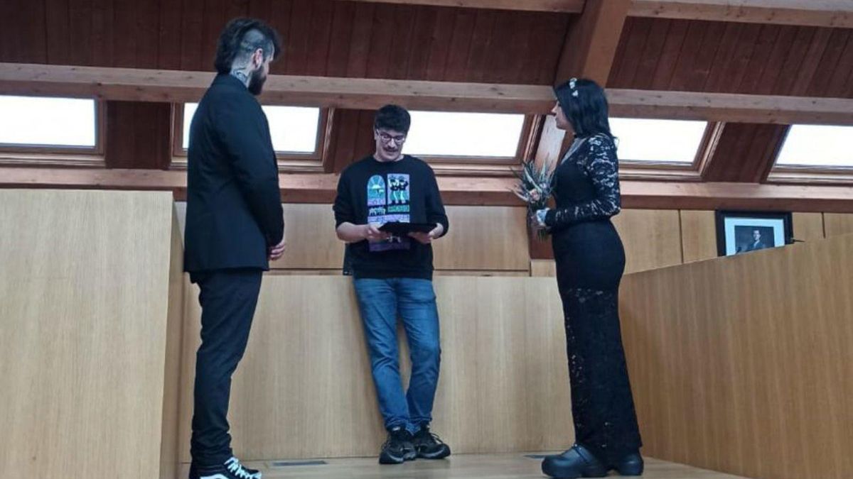 Imagen de una boda civil celebrada este año.