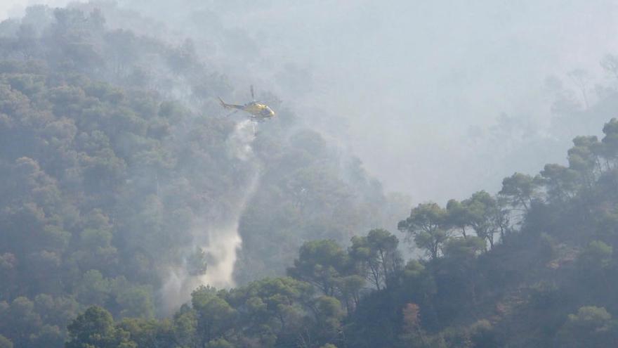 Imatge recurs d&#039;un incendi a Capellades