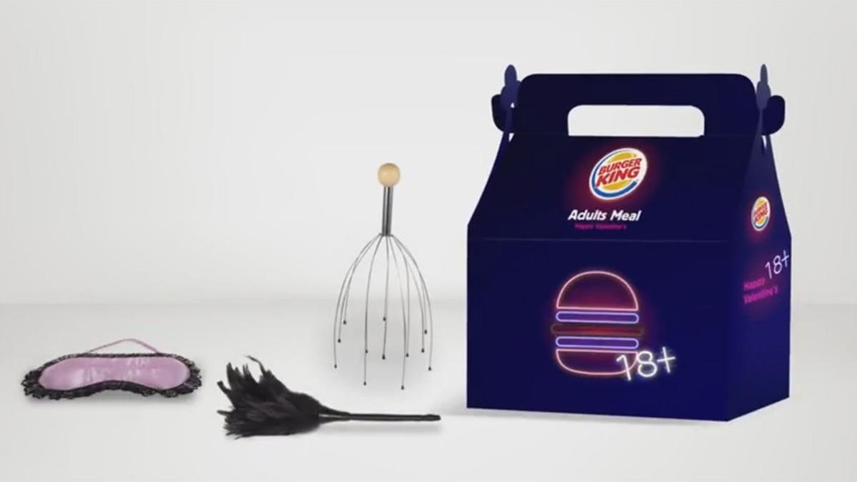 La caja más sugerete de Burguer King