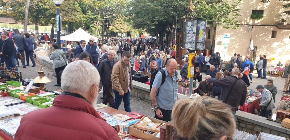 Fires d'artesans, pintura i brocanters a Girona.