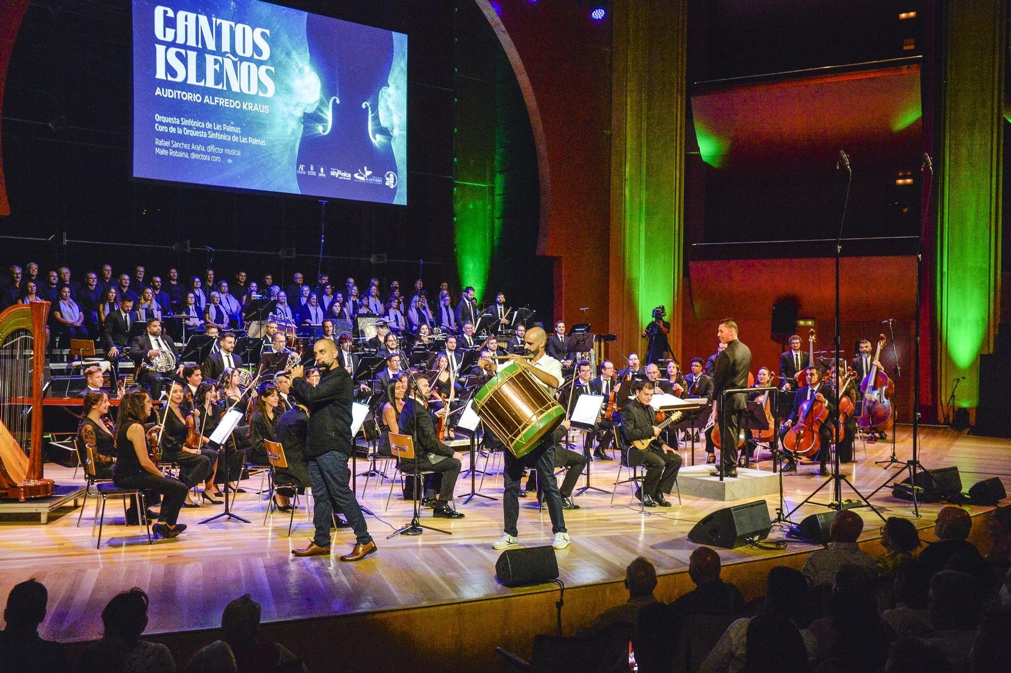 Espectáculo 'Cantos isleños' por el 25º aniversario del Auditorio Alfredo Kraus