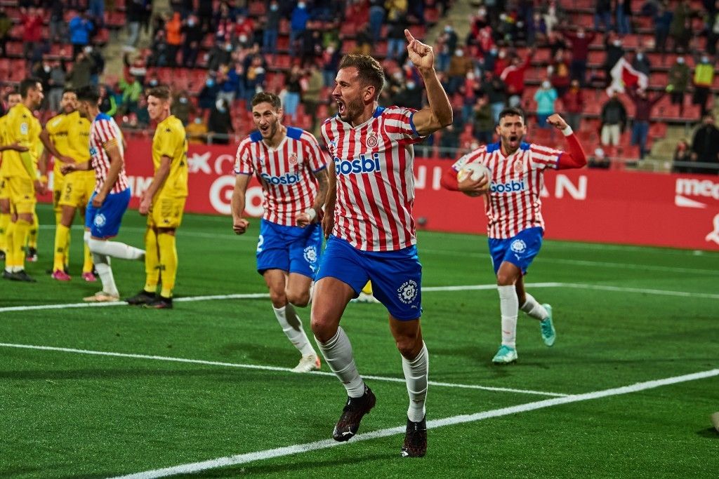 la victòria del Girona contra l'Alcorcón en imatges