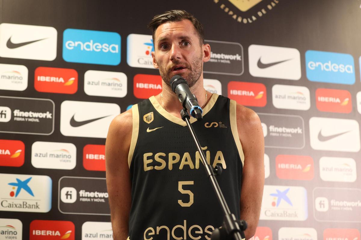 Presentación oficial de la selección nacional de baloncesto