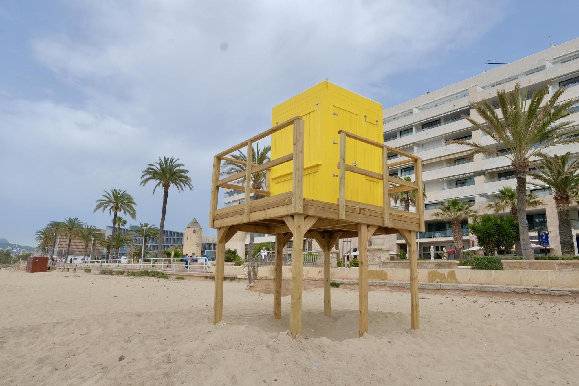 So sehen die neuen Wachtürme der Rettungsschwimmer an der Playa de Palma aus