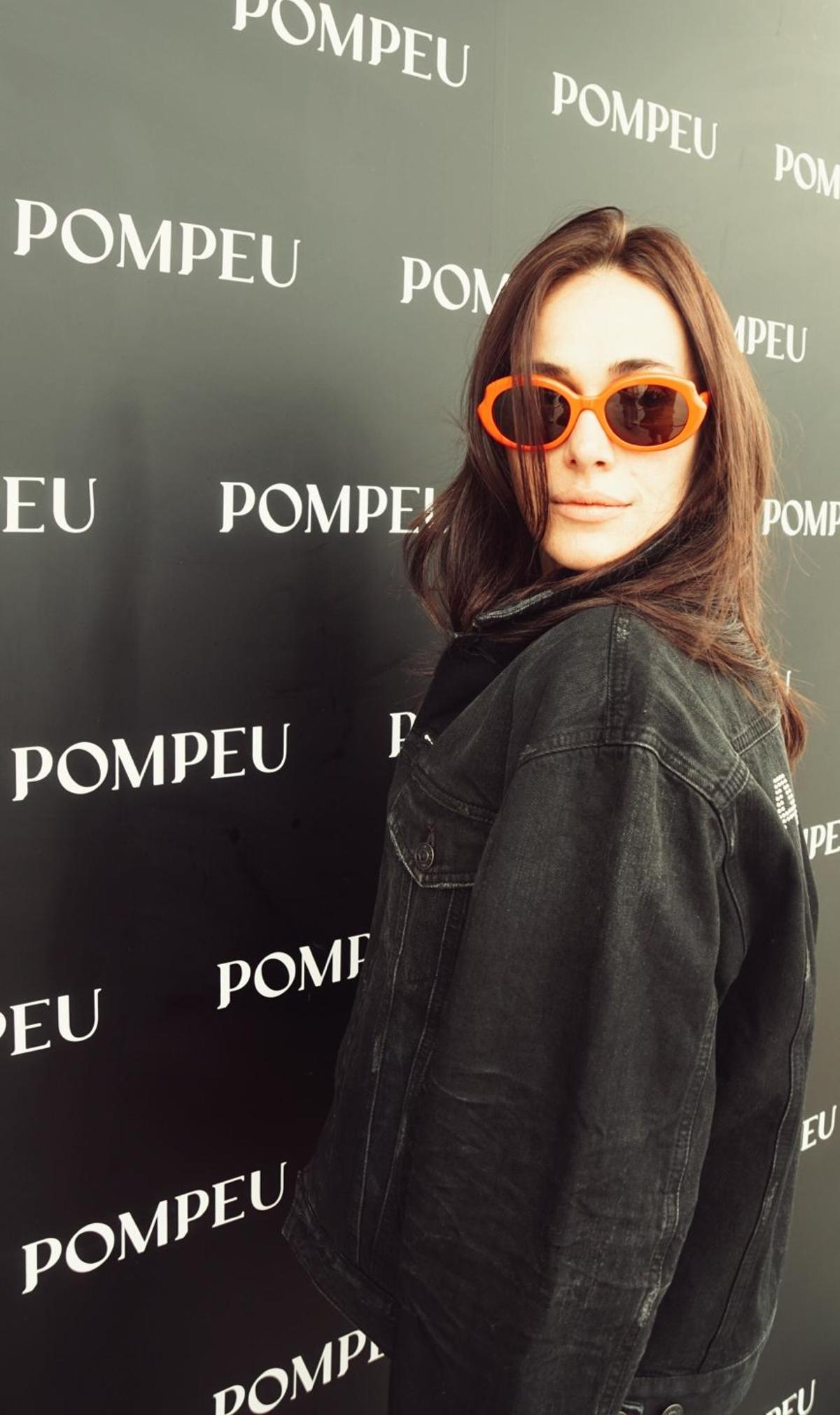 La actriz Irene Esser en Pompeu.