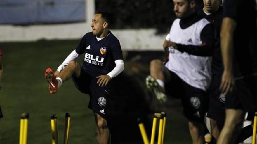 Fabián Orellana jugará por primera vez competición oficial en esta temporada, en el partido de Copa contra el Zaragoza.