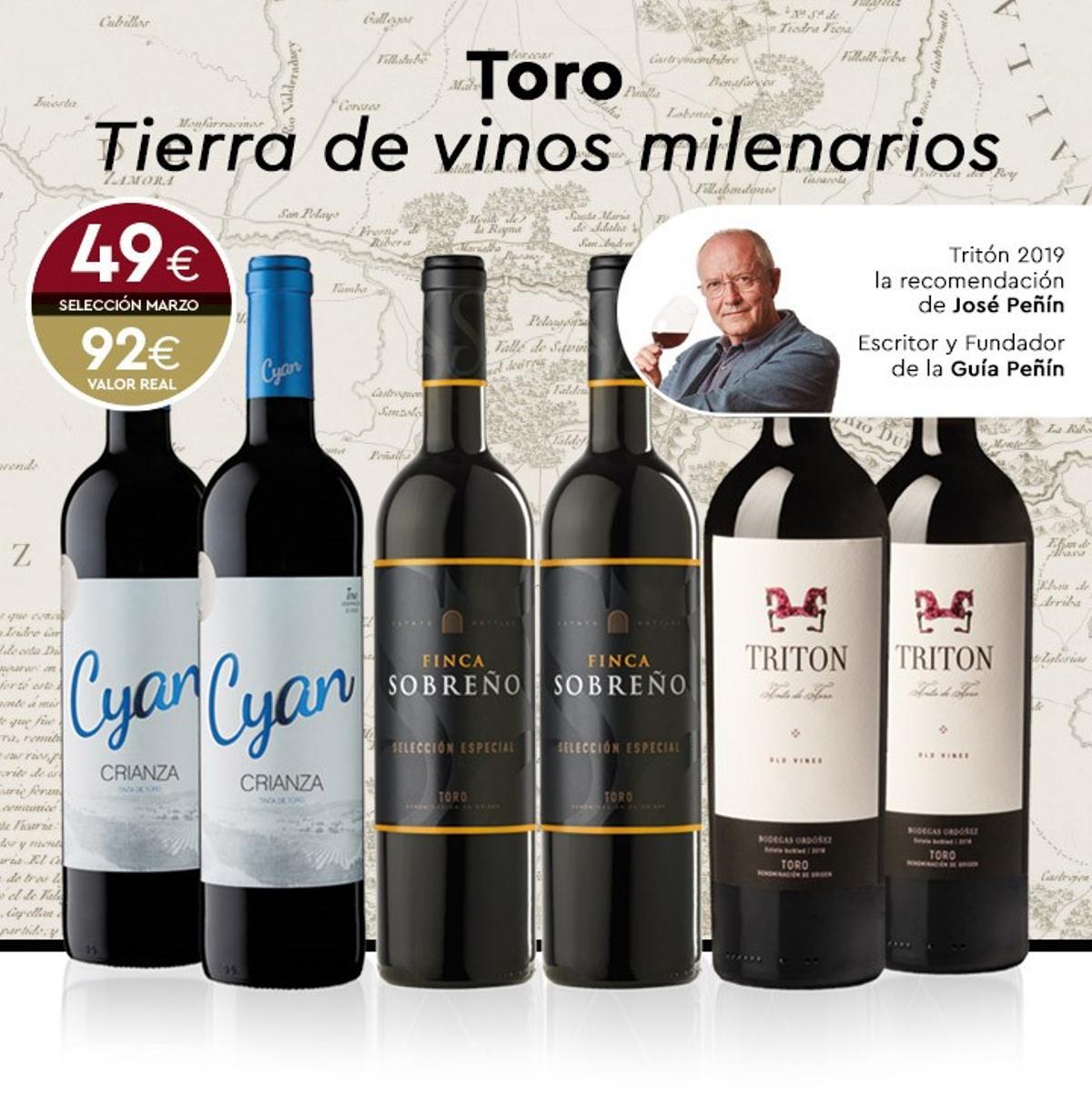 Selección de vinos Toro del mes de marzo para Casa Gourmet