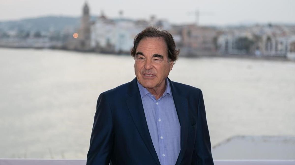 Oliver Stone, antes de dar clase y de recibir el premio honorífico del festival de Sitges del 2015.