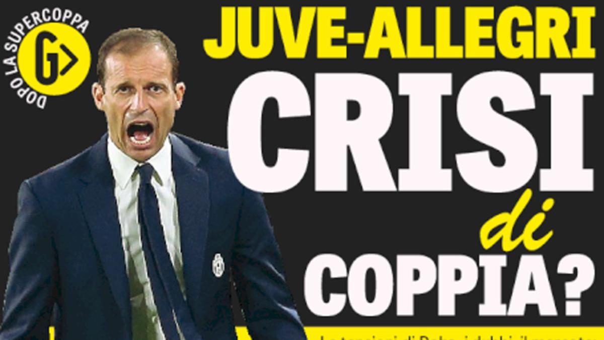 La Gazzetta dello Sport apunta la crisis abierta en la Juventus