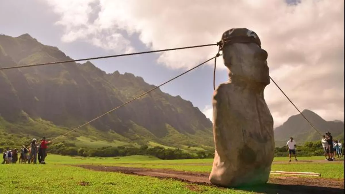 Las estatuas de la Isla de Pascua realmente "caminaban"