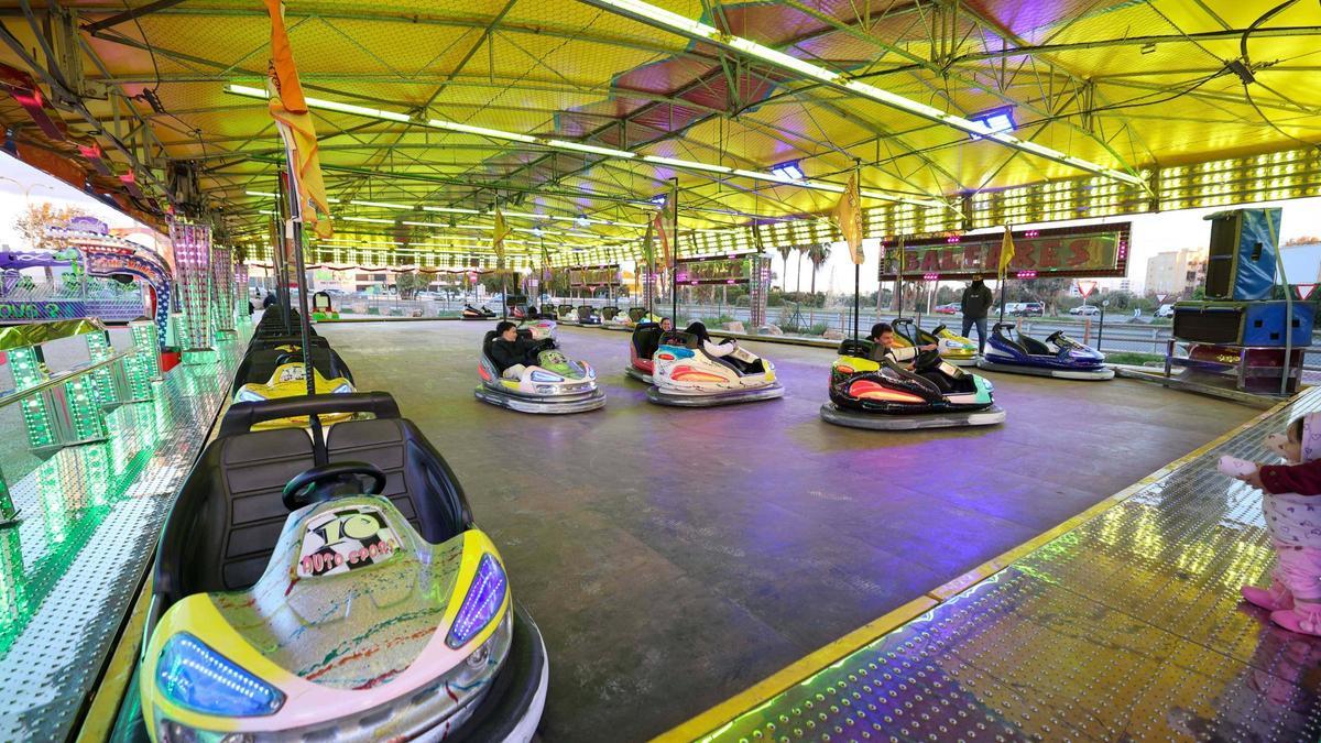 Abre la Feria de atracciones de Navidad en Ibiza.