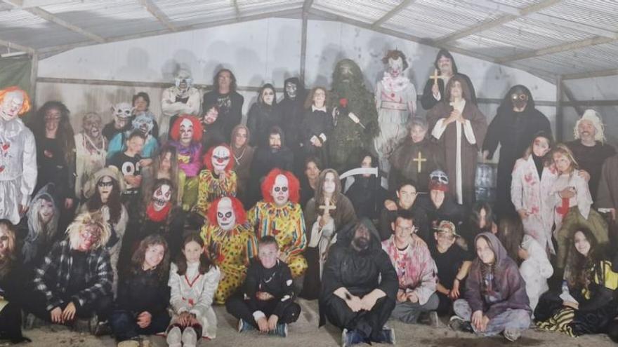 Más de 900 personas disfrutaron del pasaje del terror en la localidad de La Muela. |   