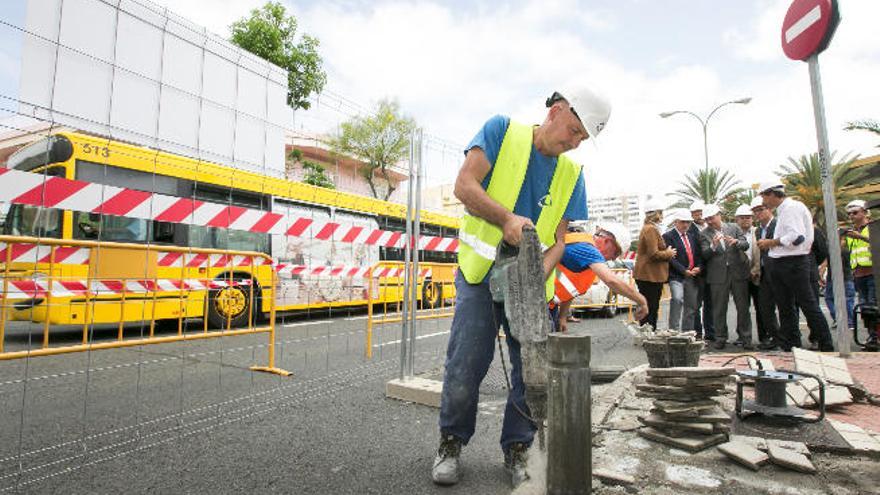 Inicio de las obras de Pío XII.