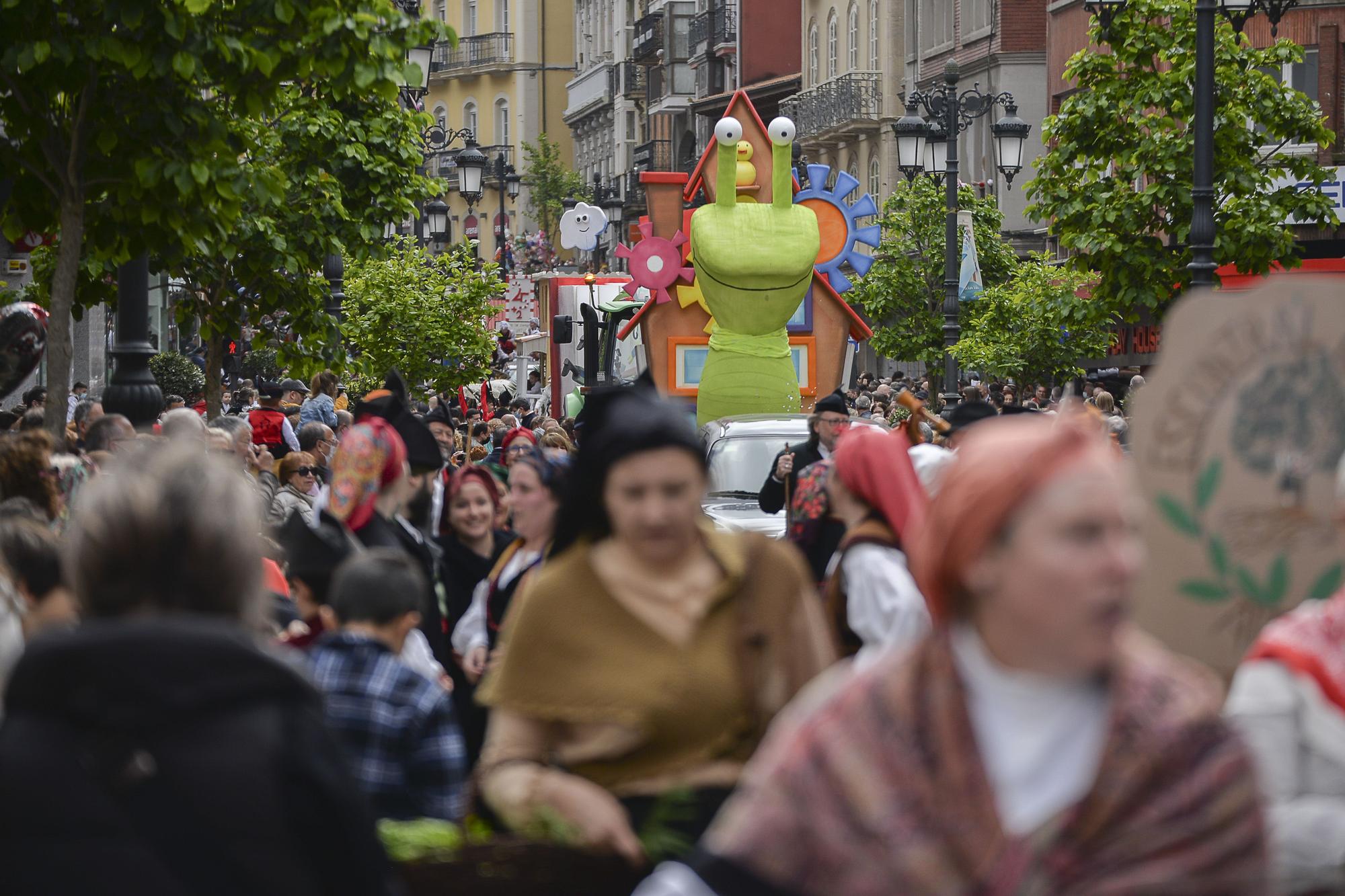 Inicio de las fiestas del Bollo de Avilés