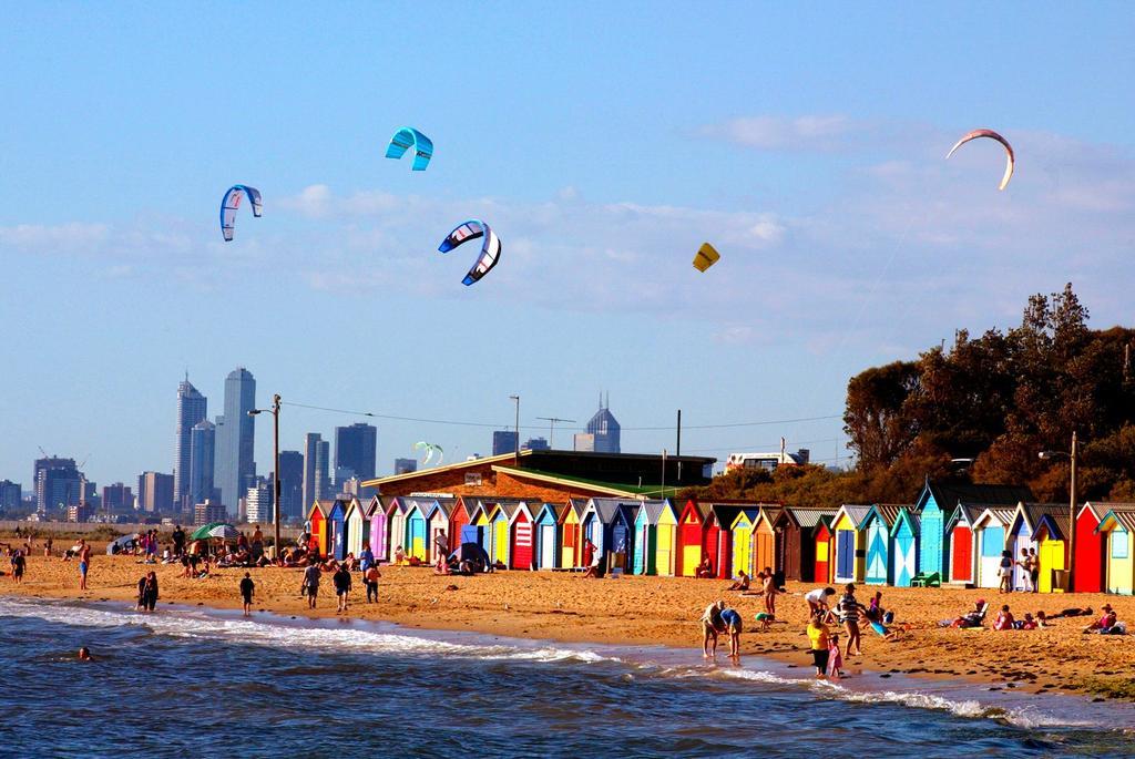 Playa Brighton, en Melbourne.