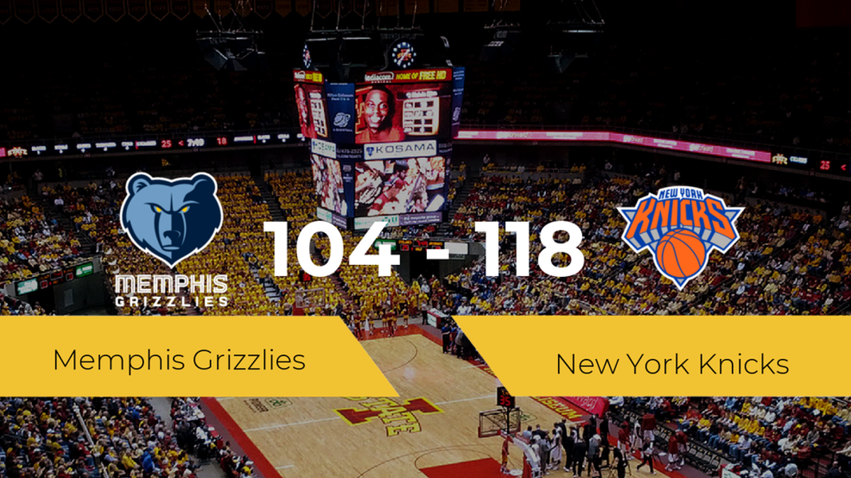 New York Knicks se impone a Memphis Grizzlies por 104-118