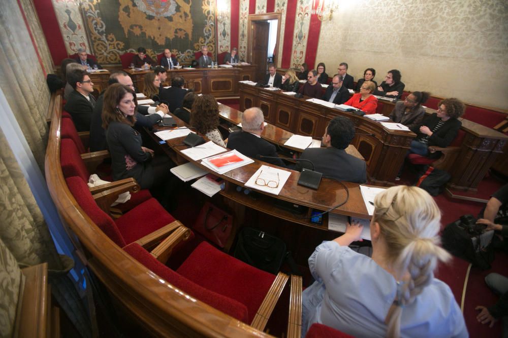 Pleno de presupuestos de Alicante