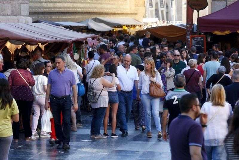 Mercado medieval en Zaragoza