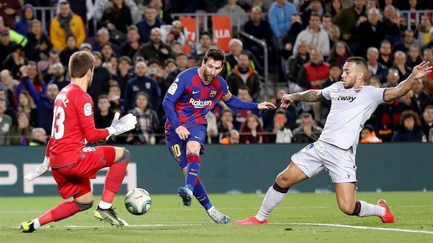 La conexión Messi y Ansu Fati, letal en un Barça a ráfagas