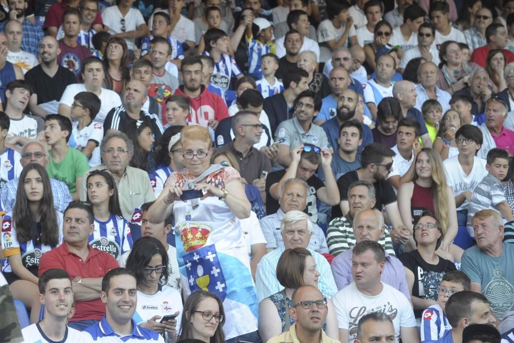 Presentación de los nuevos fichajes del Deportivo