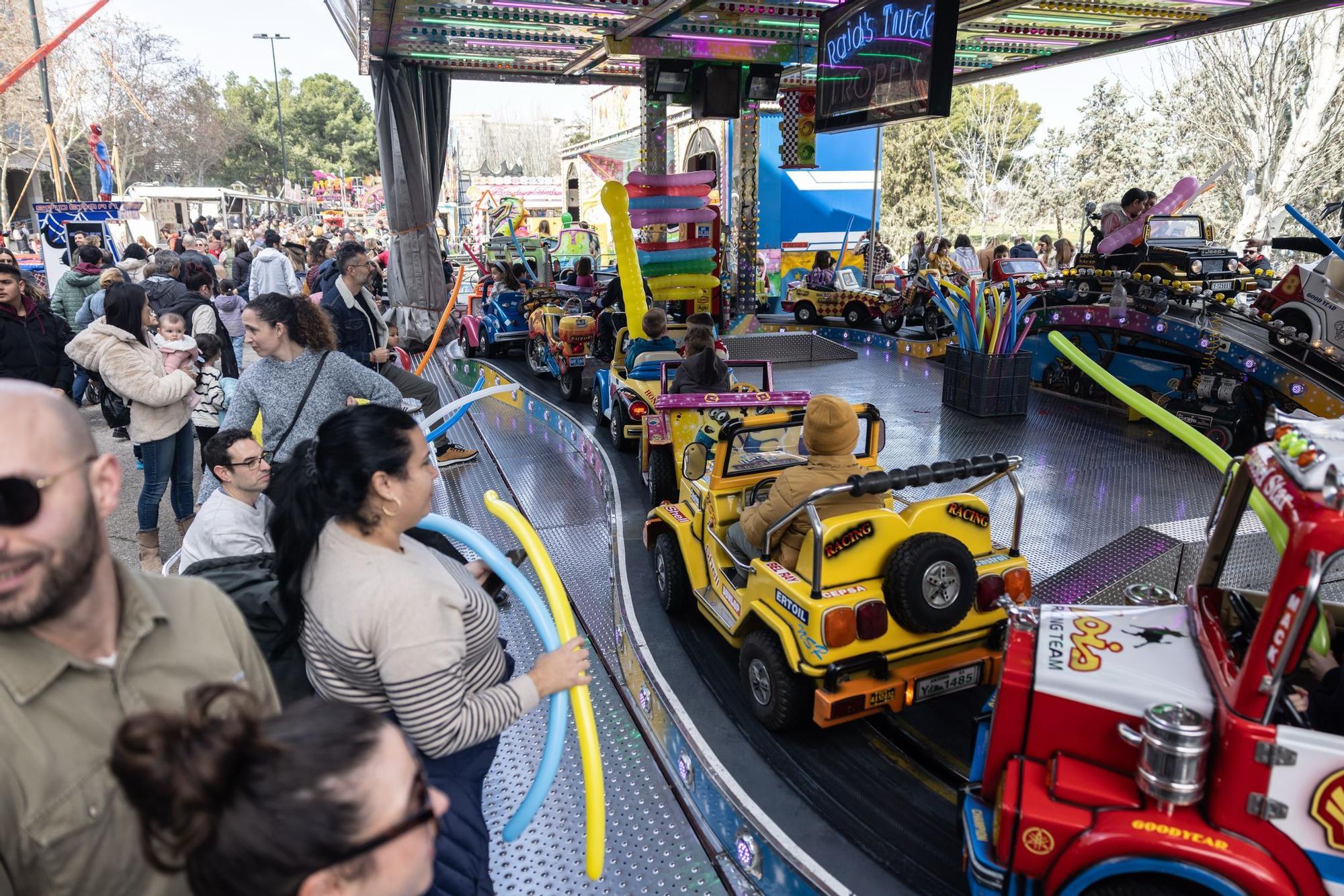 Las ferias vuelven a llenarse en el Tío Jorge tras un año de ausencia