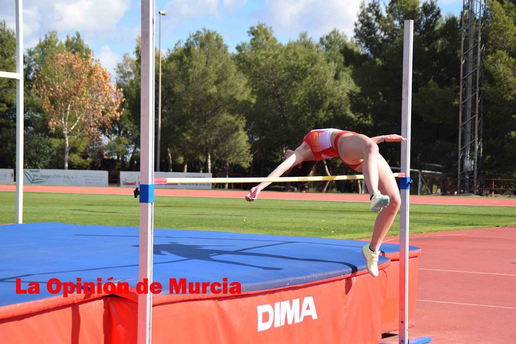 Regional absoluto y sub-23 de atletismo en Lorca (I)