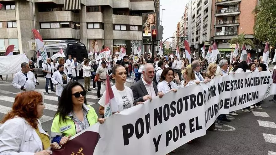 Tres días de huelga médica dejan 225 cirugías suspendidas y miles de consultas aplazadas en la Región