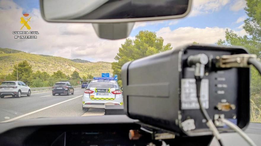Detectan a un coche a 177 kilómetros por hora en la carretera de Inca a Alcúdia