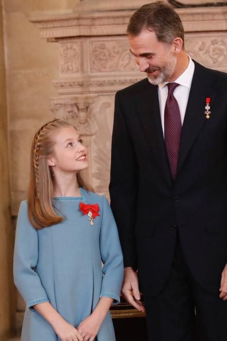 La Princesa Leonor recibe el Toisón de Oro