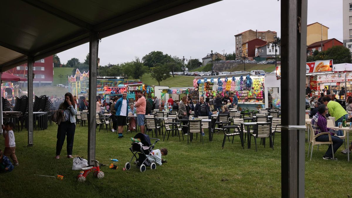 Ambiente en las fiestas de Vetusta este fin de semana.