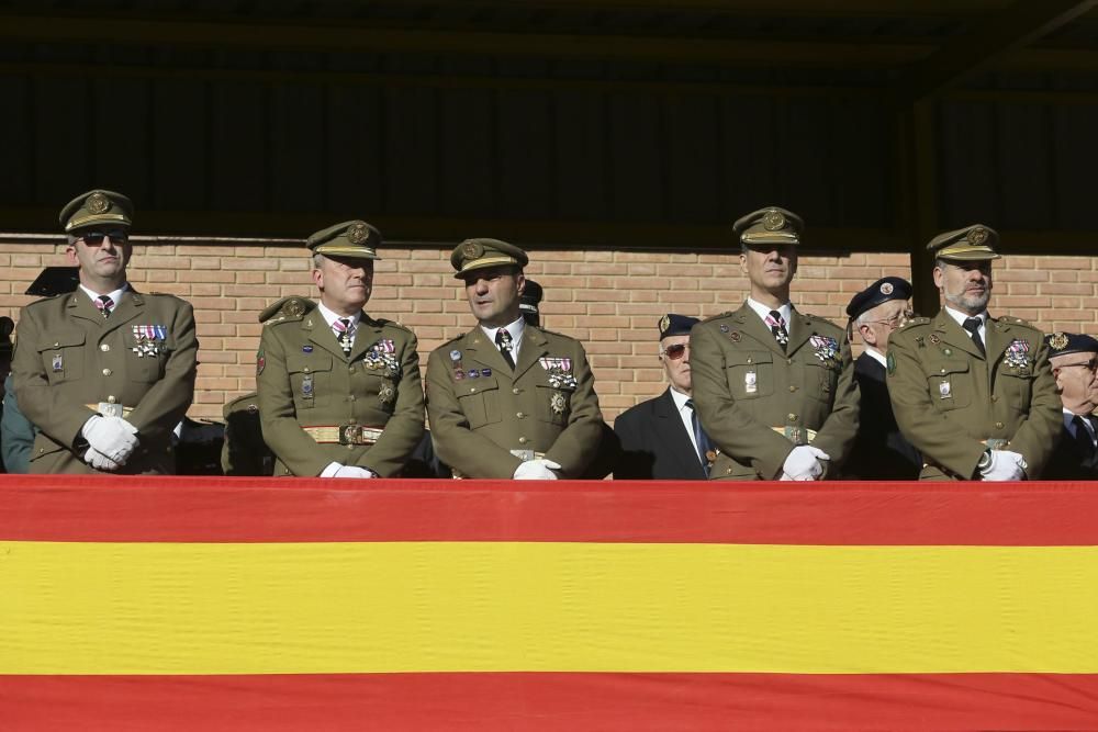 Parada militar del acto de celebración de la Inmaculada