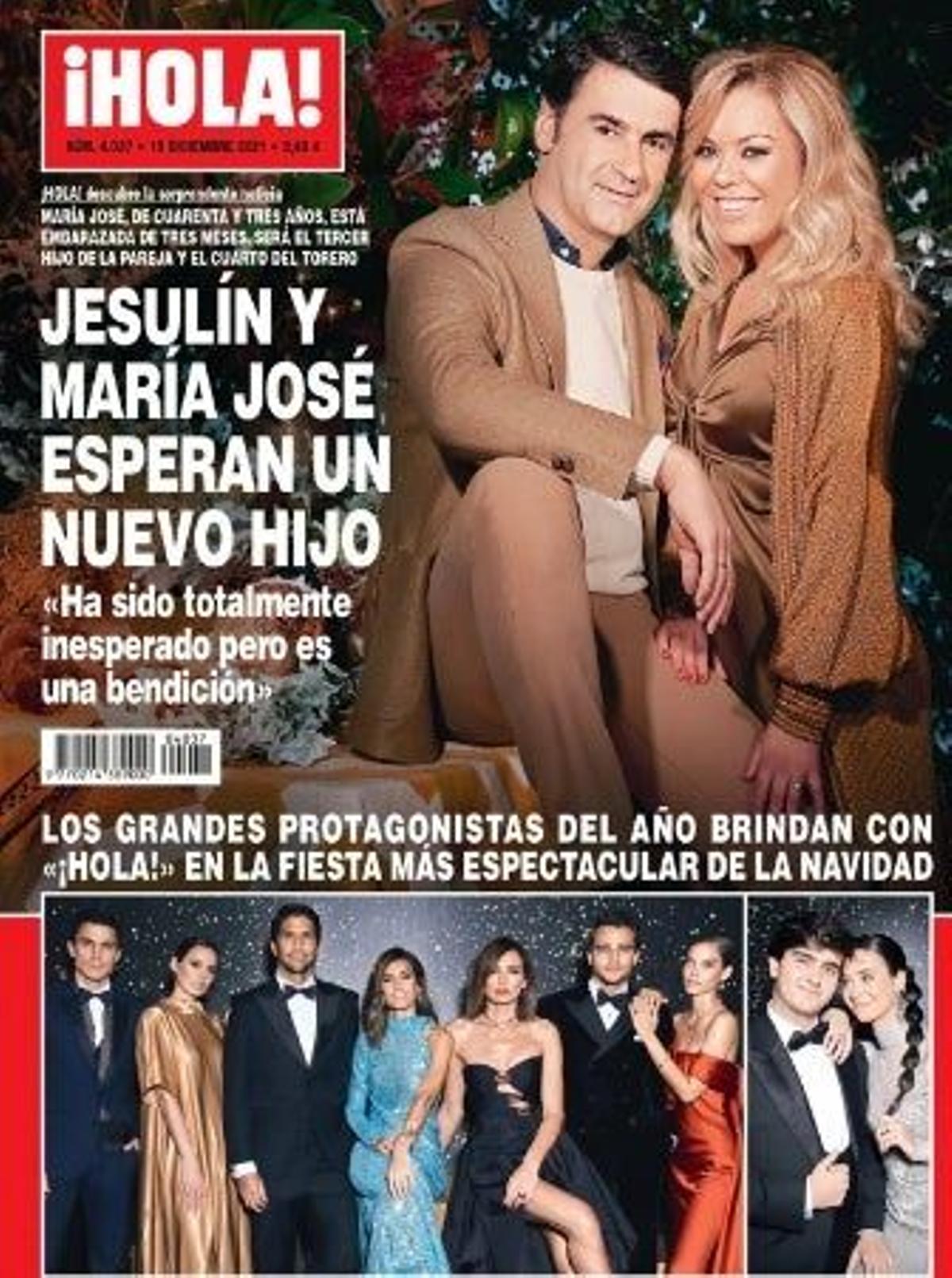Portada de la revista HOLA del 7 de diciembre de 2021
