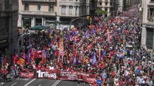 La pujada de preus i l’habitatge centren les reivindicacions del Primer de Maig