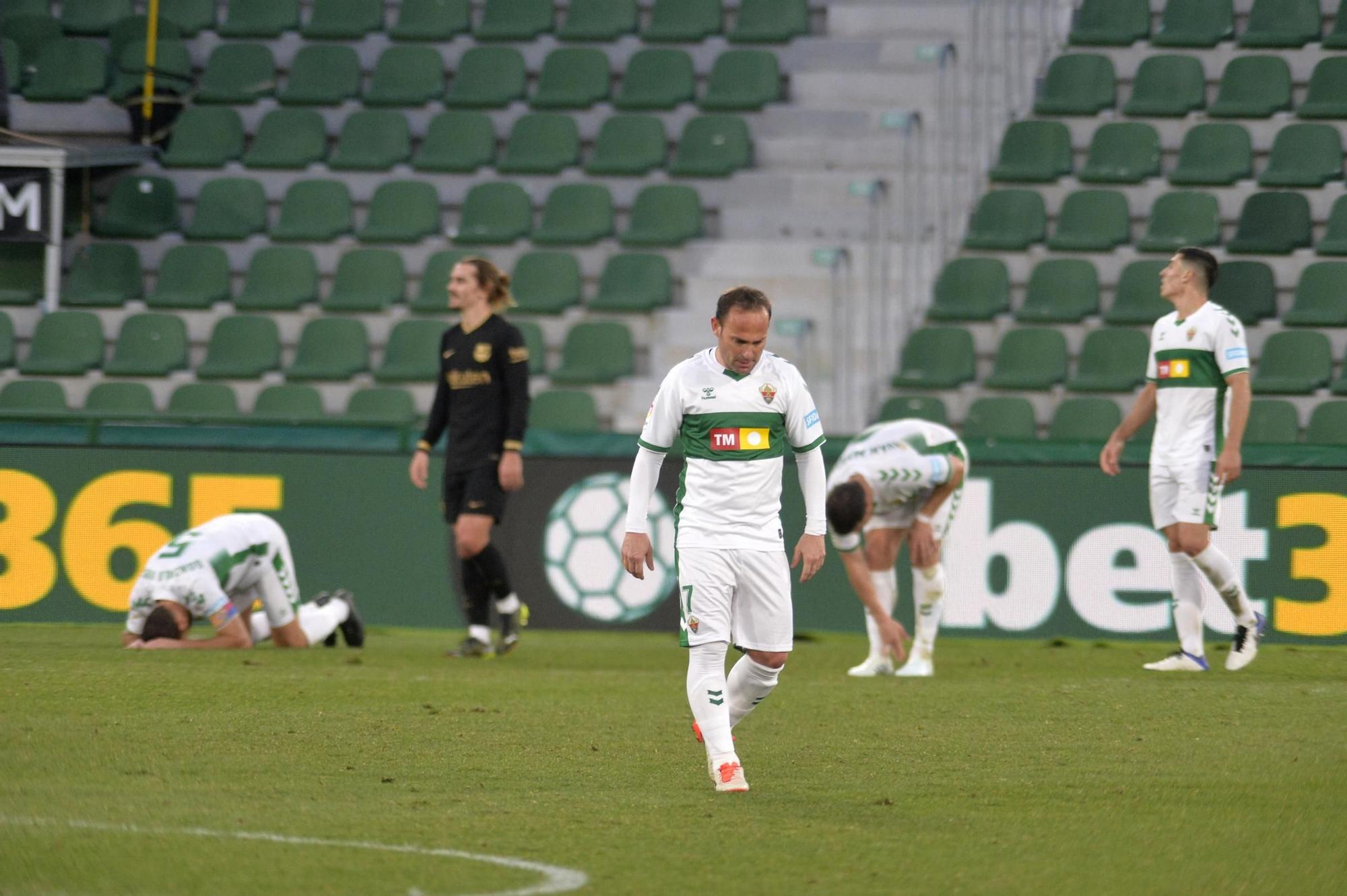 Las imágenes del Elche CF - CF Barcelona