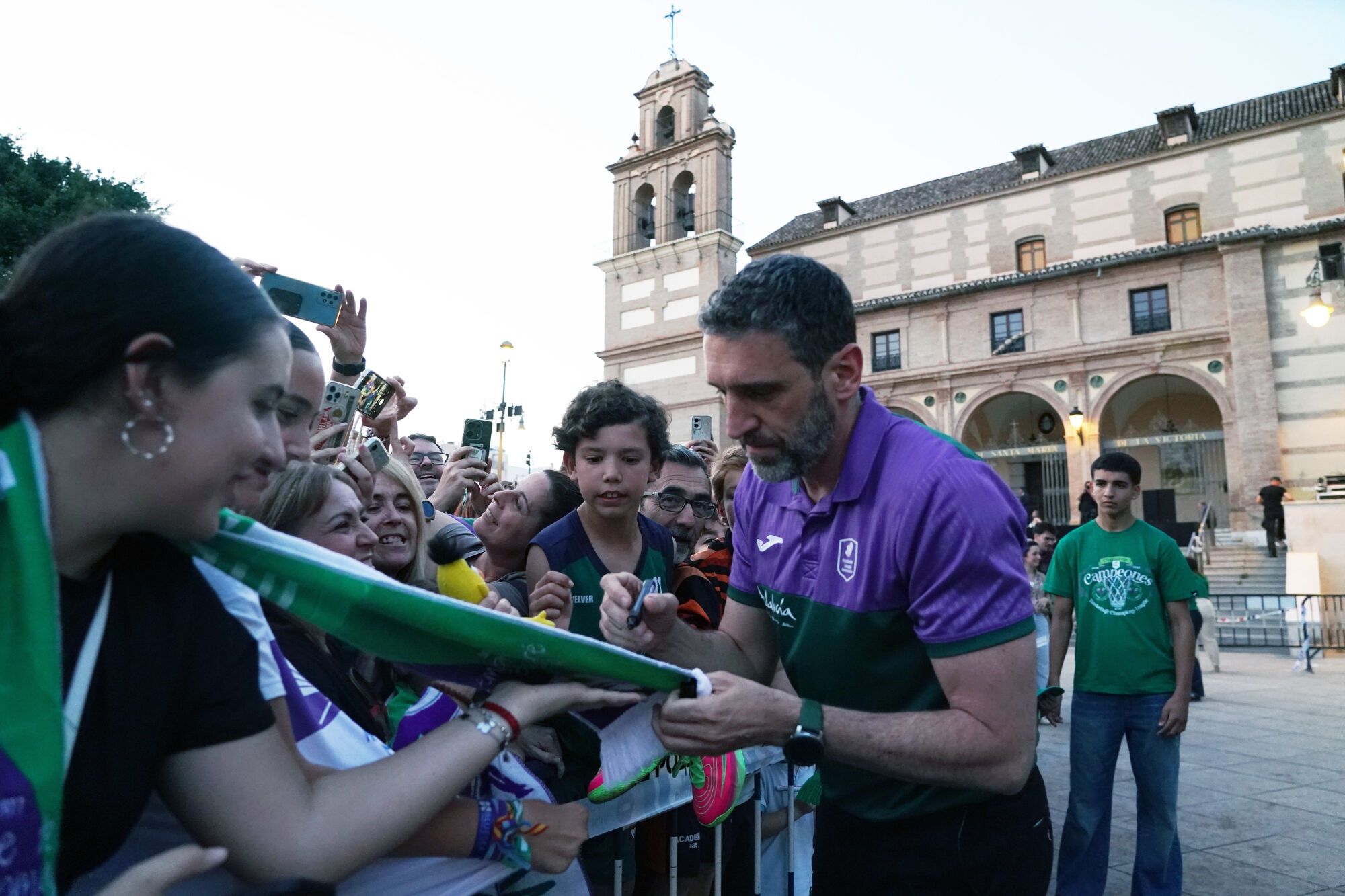 Celebración del título, en imágenes