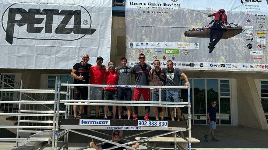 El equipo de rescate en Altura de Bomberos de Málaga obtiene el primer premio en el &#039;Rescue Great Day&#039;