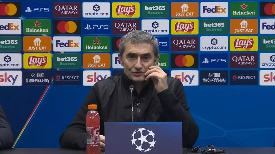 Valverde subraya que la Champions del Athletic es "extraordinaria"