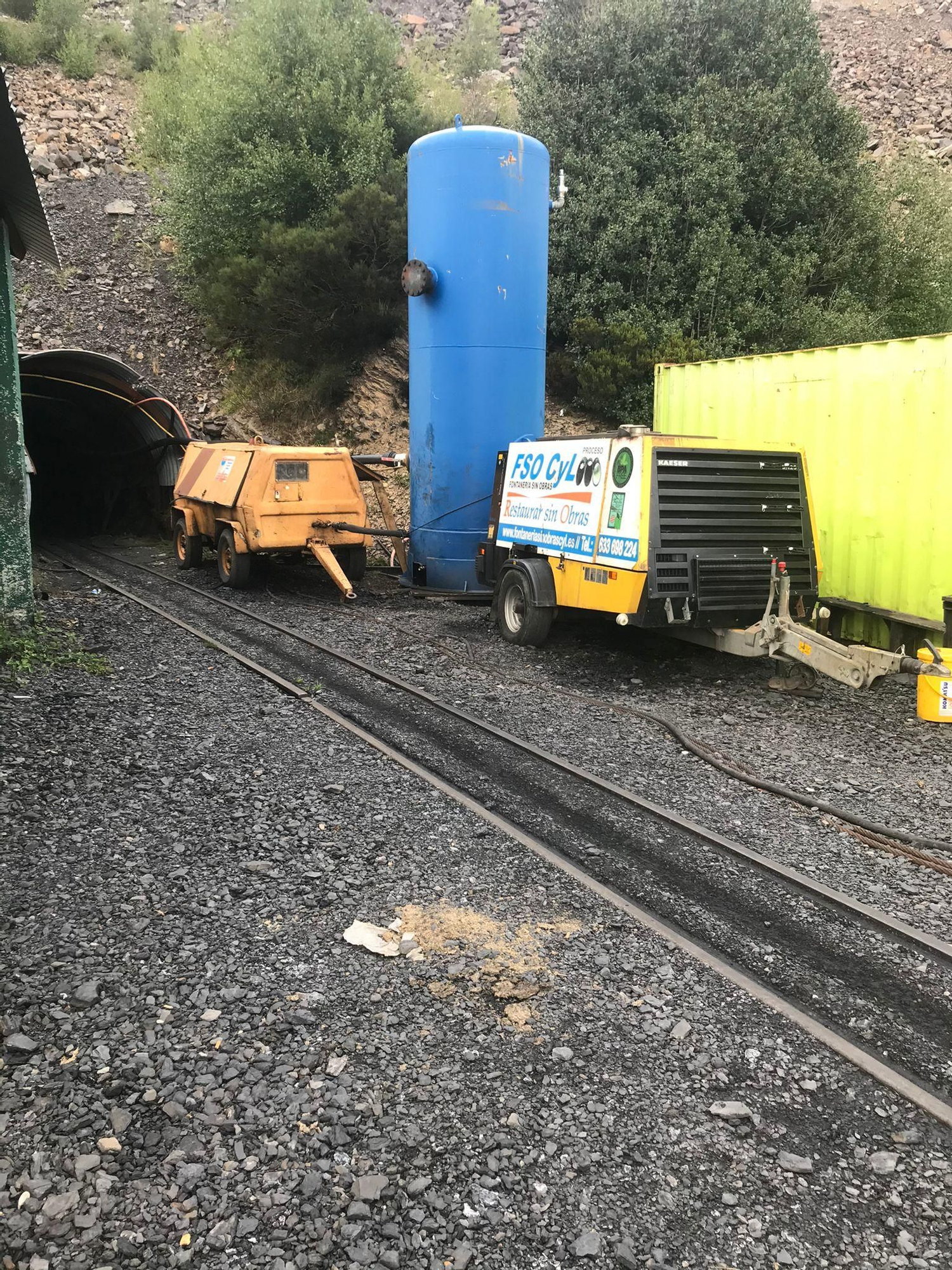 Las fotos de la mina de Cerredo tras el accidente de 2022