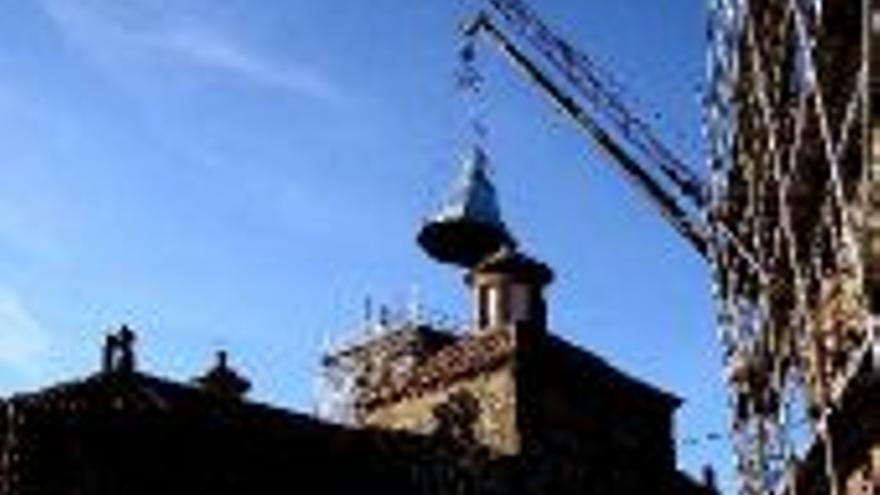 LA IGLESIA DE SAN MILLAN RECUPERA AL FIN SU CUPULA